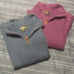 Two medium Ralph Lauren pullovers